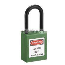38mm Nylon Shackle Security Padlock With Master Keys Safety Padlock