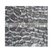 Clear Customized Design Tempered Stained Frosted Decorative Embossed Pattern Glass
