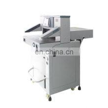 SPC-5310HP 530mm Hydraulic Paper Cutting Machine 10 Inch Screen Program Control Hydraulic Paper Cutter for Printing Shop thumbnail-4