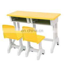 Cartoon wooden kids study table and chair study