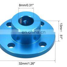 3/4/5/6/7/8/10mm Rigid Flange Coupling Motor Guide Shaft Coupler Motor Connector thumbnail-4