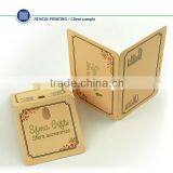 High Quality Paper Hang Tag//hang Tag for Note Book//cheap Price Tag thumbnail-1