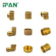 IFAN 30 Years Brass Plumbing Fittings Manufacture Experience Dimension 1/2 - 1 Inch Brass Pipe Fitting thumbnail-1