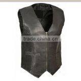 Unisex Braided Leather Vest thumbnail-1