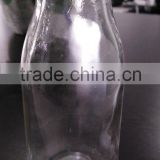 clear milk/juice/pudding glass bottle
