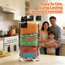 Multipurpose Steel Wire Dish Cloth Kitchen Clean Scourer Sponge Pad Wet and Dry Use Anti-scratch Steel Scourer Pad thumbnail-4