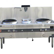 Commercial Kitchen Dual Wok Warmer - 250W Fan Power - British System Threads thumbnail-1
