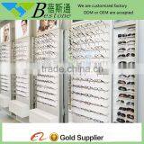 Modern Glass Wall Mount Eyeglass Display Furniture for Optical Shop Decoration