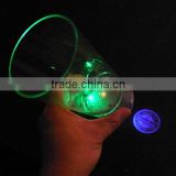 led flashing plastic projector cup, custom led cup for promotional sales,led flashlight cup, beer drinking led glowing cup