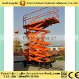 8m 500kg Excellent Quality Four Wheel Mobile Scissor Lift Platform thumbnail-1