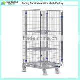 Round Tube Frame Metal Mobile Container for Storage Using