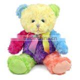 2016 NEW DESIN PLUSH RAINBOW TEDDY BEAR, RAINBOW COLOR PLUSH BEAR TOY FOR HOT SALE thumbnail-1