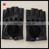 Women Dressing High Quality Cheap Fingerless Leather Glove thumbnail-1