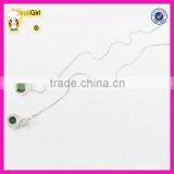 Best Sell Green Color cz Crystal Earrings Silver Long Chain Emerald Threader Earrings thumbnail-4