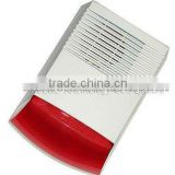 Outdoor strobe alarm siren for home security system