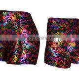 Sublimation Customized Compression Shorts Women thumbnail-1