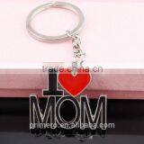 I LOVE MAMA Letter Heart Key Chains Best Trinket Mother's Day Gift Key Ring Jewelry thumbnail-3