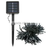 Solar colorful 50 led led light strings for garden