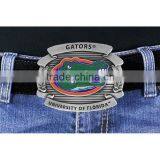 Lead & Nickel Free University Of Florida "Gators" Logo Silver Tone Belt Buckle thumbnail-1