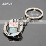 Italy Firenze Souvenirs Customized Spinning Scenery Dice Rotate Metal Revolve Dice Key Ring thumbnail-2