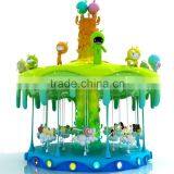 Hot Sale! Theme Park Recreational facilities 12 rides sweet candy carousel animals for sale