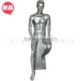 Silver Abstract Face FRP Male Maniquiml/ Male Manikins/dress Form(2011-89 thumbnail-1