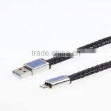 Save 20% MFI Certified Charge & Sync Flat Bonded Leather Cable With High Quality thumbnail-4