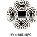 Galvanized Steel Cable 4V x 48S + 5FC