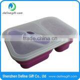 Eco Collapsible Lunch Box, Silicone Food Storage thumbnail-2