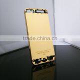 for iphone 5 24k gold housing , luxury back cover for iphone 5