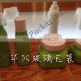 shaped glass bottle white glass bottle with wood cover