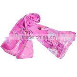 Classic Bird Animal Print Hot Sale Whole Sale Chiffon Scarf In Stock thumbnail-4