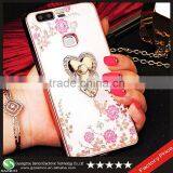 Samco Luxury Secret Garden Plating Clear Soft TPU Case Cover for Huawei Ascend P9