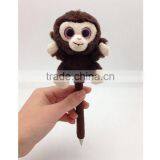 China Wholesale Big Eyes Animal Toy Stuffed Monkey Plush Pen thumbnail-3