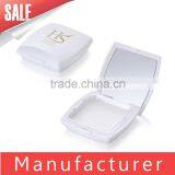 Cosmetic White Square Pressed Powder Packaging