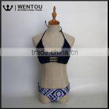 Bandage Push-up Neck Women Sexy Bikini Set Halter Swimwear thumbnail-4