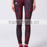 2016 Yoga Leggings Women's Fitness Pants Running Tights With Digital Printing Wholesale Clothing thumbnail-1