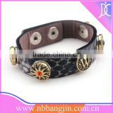 2013 New Products,PU Button Bracelet,Bracelet Vners,Alibaba China