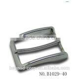 Nice Slim Type Men's 40mm Brief Silver Finished Zinc Belt Needle Buckle