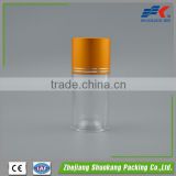 100ml amber plastic vitamin capsule bottle