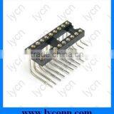 2.54mm Machine Pin R/A Type IC Socket Connector