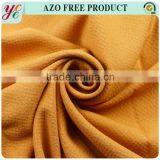 Hot Sale Orange Weaving Polyester Spandex Plain Dyed Twill Fabric thumbnail-2