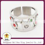 Jewelry Size 6-11 Women Men 2 Pcs 925 Silver White Topaz Engagement Wedding Ring thumbnail-1