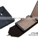 Custom Leather Cigar Packing Box Wholesale Cigar Gift Set Mini Cigar Case thumbnail-1
