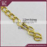Shiny Gold Plate Purse Chain,gold Wallet Chain,women Chain Wallet thumbnail-1