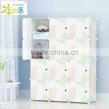 DIY Portable Bedroom Corner Plastic Clothes Wardrobe Box thumbnail-1