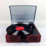 Rain Lane Retro Turntable Vinyl Player With USB Turntable thumbnail-3