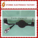 Retractable Cord Headphone for Sunsumg Factory Wholesale thumbnail-1