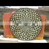 Marble Inlay Flooring , Marble Medallion , Stone Mosaic Medallion