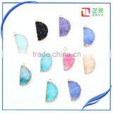 Hot Sale DIY Necklace Accesssory Wholesale Druzy Geodes Pendant for Women thumbnail-5